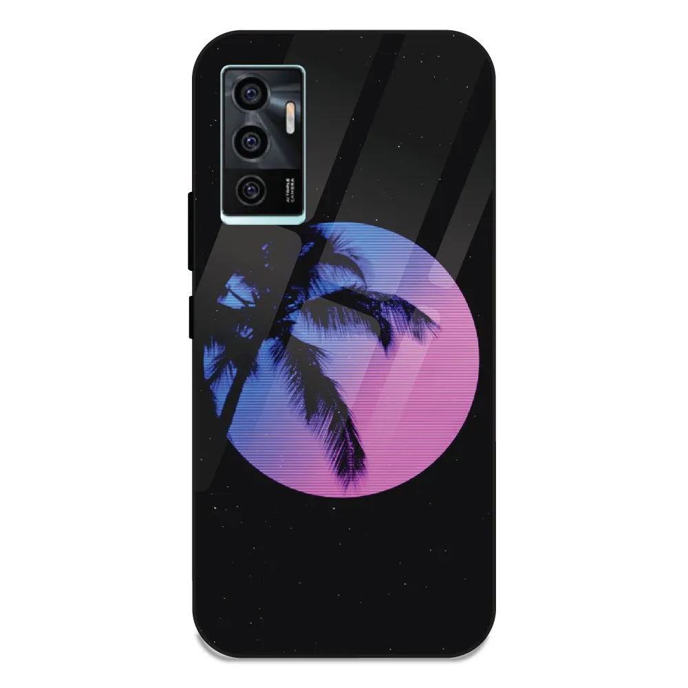 Night Terror Synthwave - Glass Case For  Vivo V23E 5G