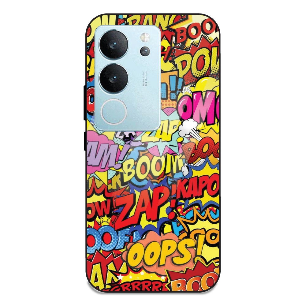 Comic Pop Art - Glass Case For Vivo V29