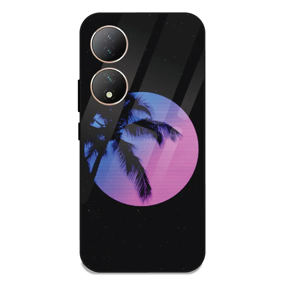 Night Terror Synthwave - Glass Case For Vivo Y100