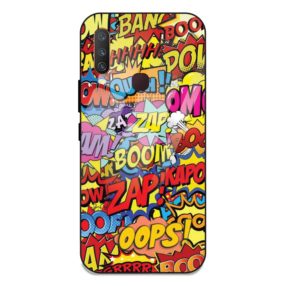 Comic Pop Art - Glass Case For Vivo Y15