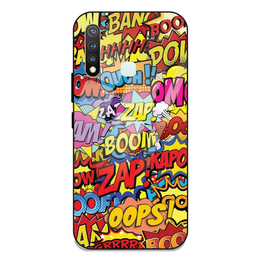 Comic Pop Art - Glass Case For Vivo Y19
