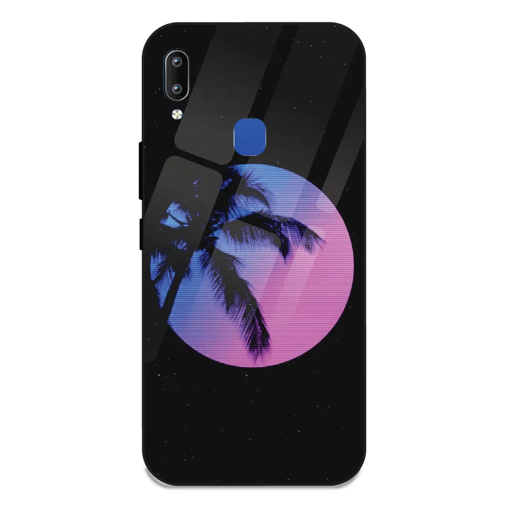 Night Terror Synthwave - Glass Case For Vivo Y91