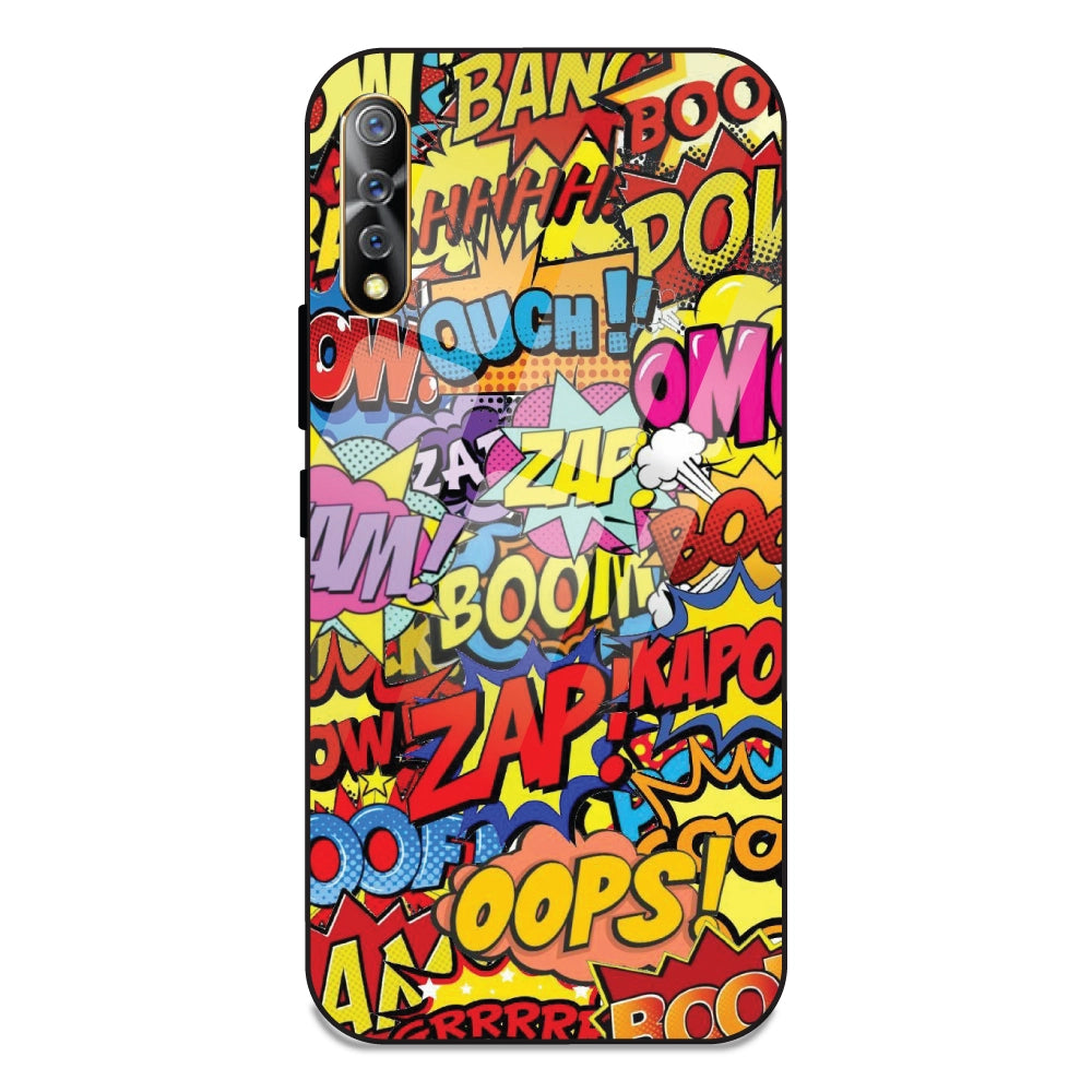 Comic Pop Art - Glass Case For Vivo Z1X
