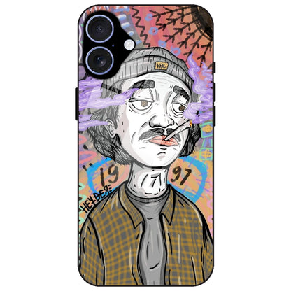 A Smoking Portrait - Glass Case for Apple iPhone 17