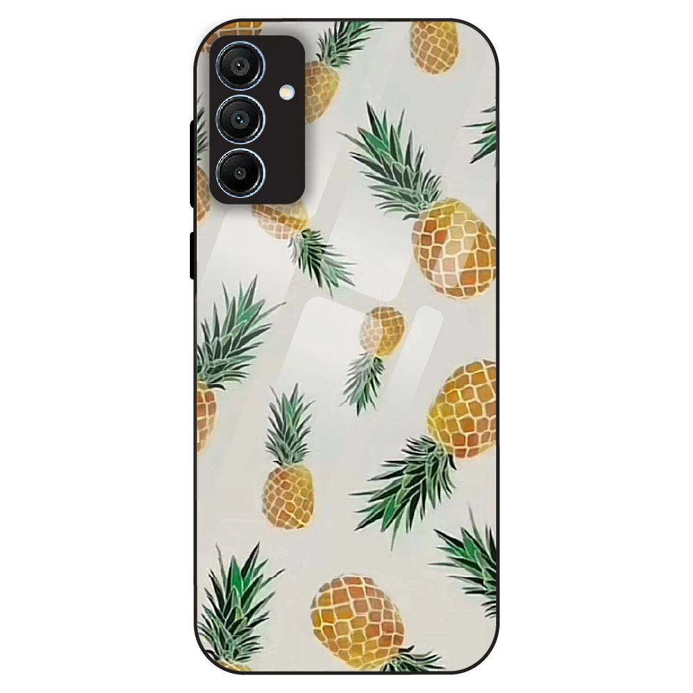 Pineapple Pattern - Glass Case For Samsung Galaxy A15