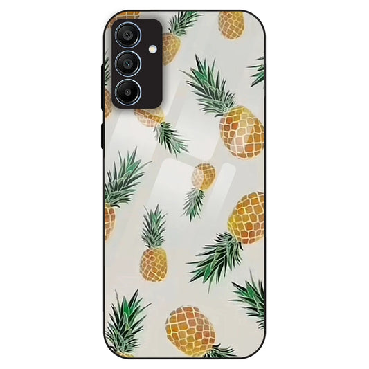 Pineapple Pattern - Glass Case For Samsung Galaxy A15