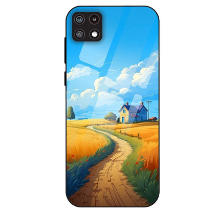 Sunny Countryside - Glass Case For Samsung Galaxy A22