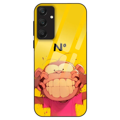 Grinning Monkey - Glass Case For Samsung Galaxy A25