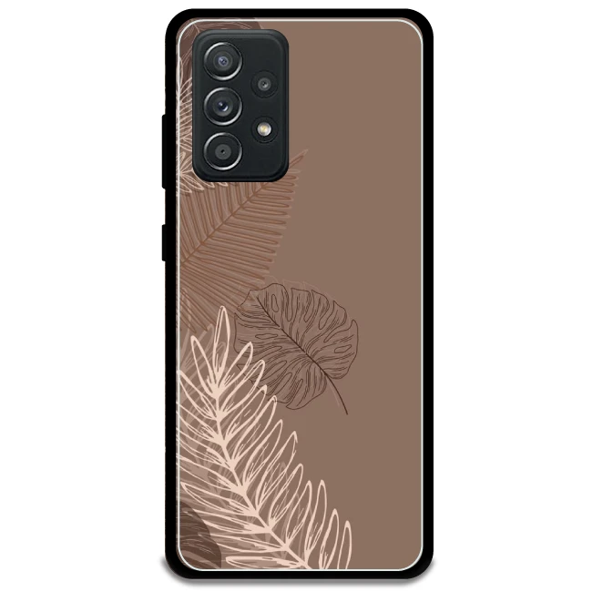 Brown Leaves - Armor Case For Samsung Models Samsung Galaxy A52 5G