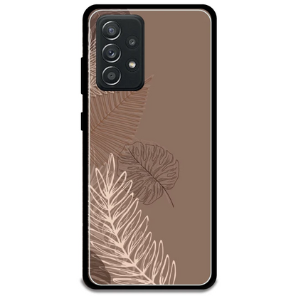 Brown Leaves - Armor Case For Samsung Models Samsung Galaxy A52 5G