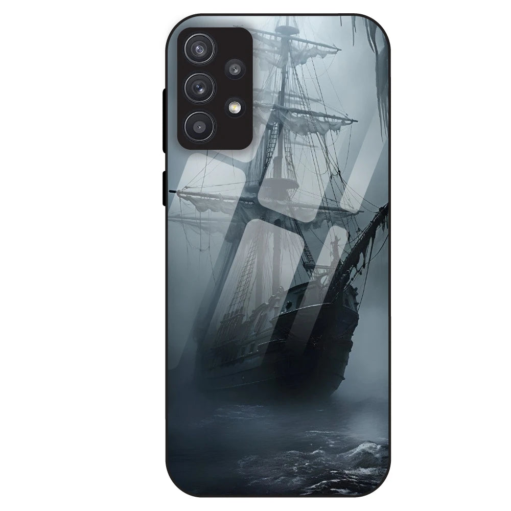 Ghost Ship - Glass Case For Samsung Galaxy A32