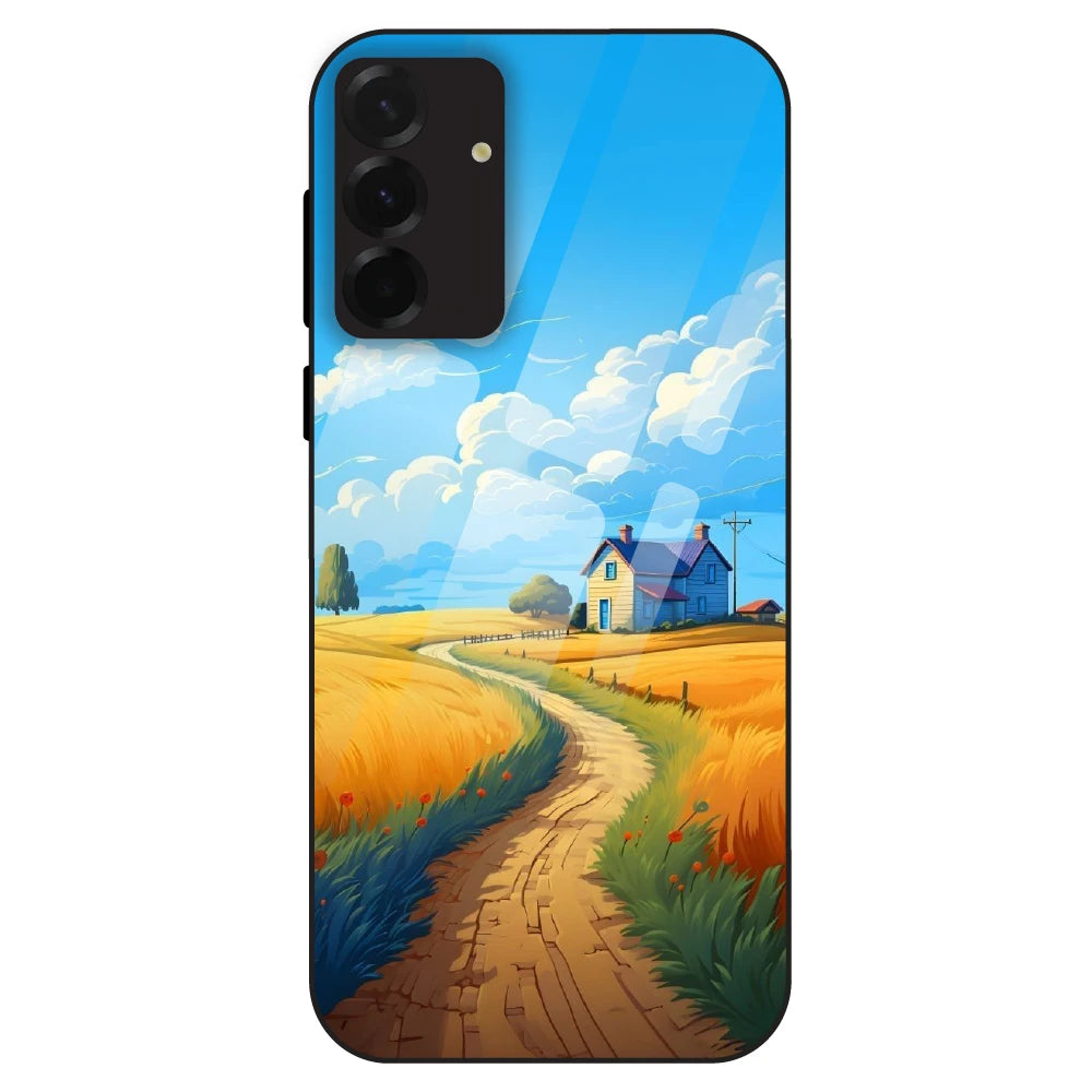 Sunny Countryside - Glass Case For Samsung Galaxy A36