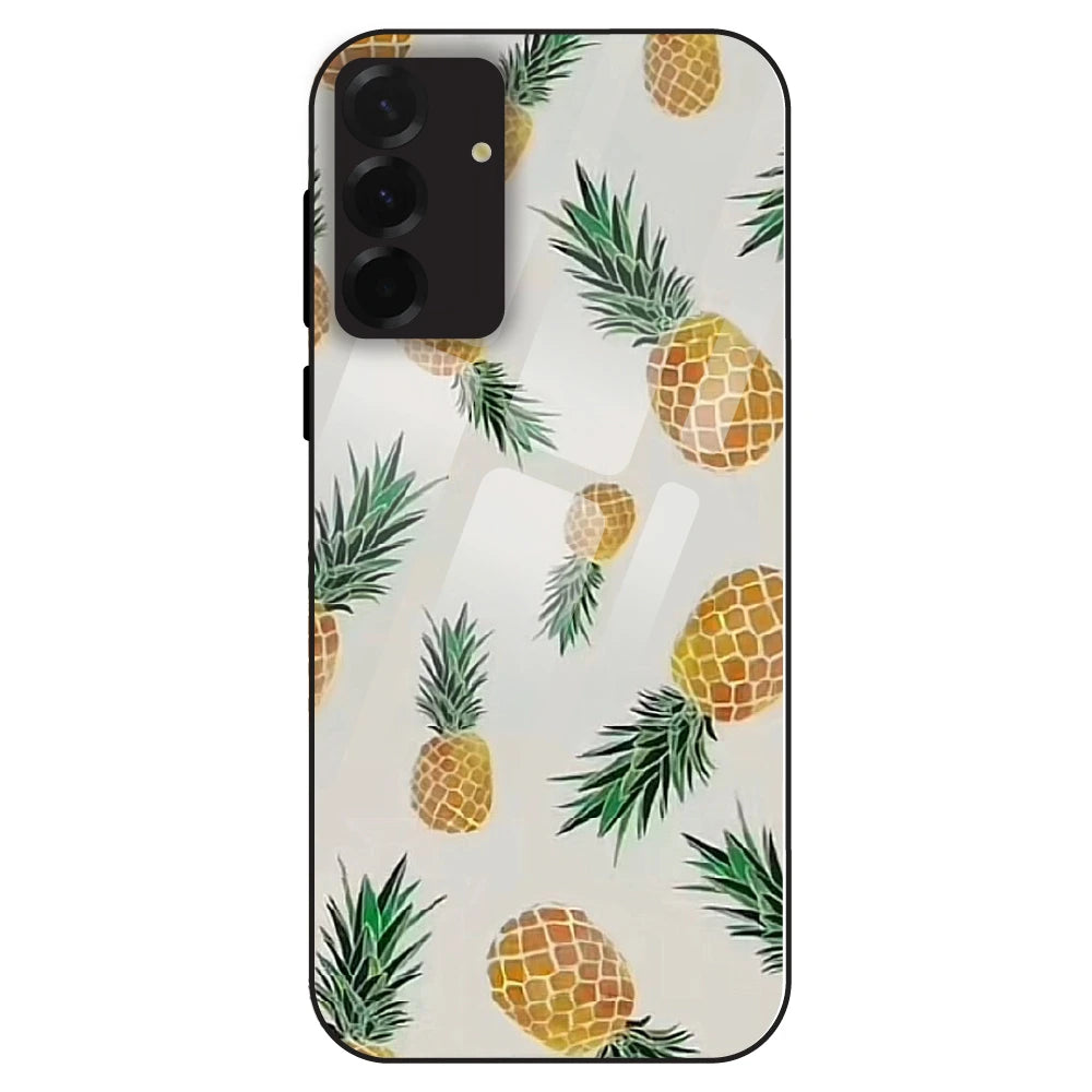 Pineapple Pattern - Glass Case For Samsung Galaxy A36