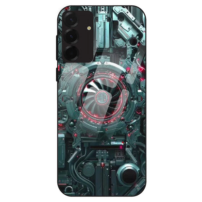 Cybernetic Engine - Glass Case For Samsung Galaxy A36
