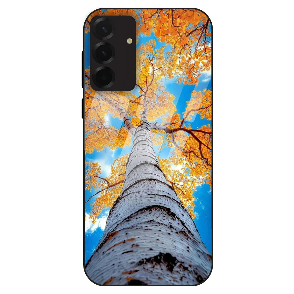 Autumn Tree Sky View - Glass Case For Samsung Galaxy A36