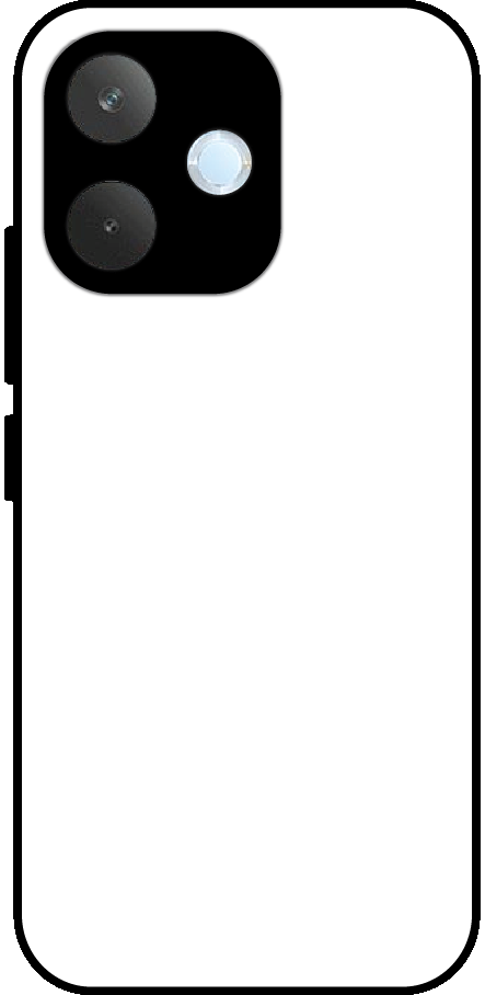 Oppo A5 Pro back cover mockup - customisable glossy metal silicone case