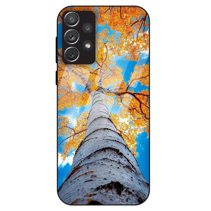 Autumn Tree Sky View - Glass Case For Samsung Galaxy A72
