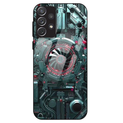 Cybernetic Engine - Glass Case For Samsung Galaxy A72