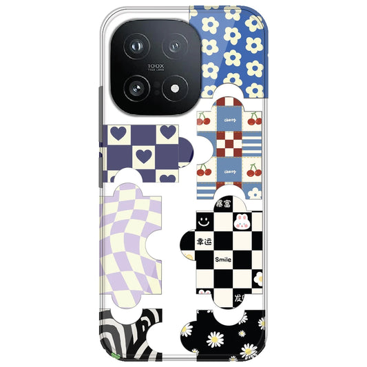Aesthetic Puzzle - Clear Printed Silicone Case for iQOO 15