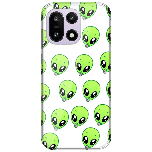 Alien - Clear Printed Silicone Case for OnePlus 15