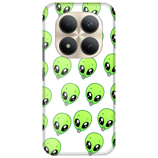 Alien - Clear Printed Silicone Case for Redmi Note 15 Pro Plus 5G
