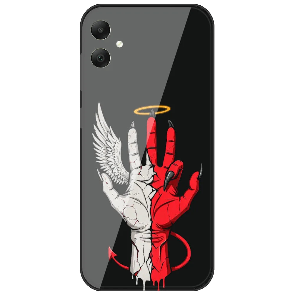 Angel Devil Hand - Printed Silicone Case for Samsung Galaxy A06