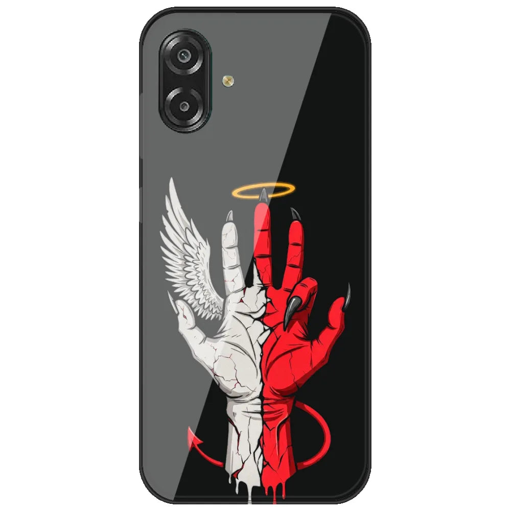 Angel Devil Hand - Printed Silicone Case for Samsung Galaxy A07 4G