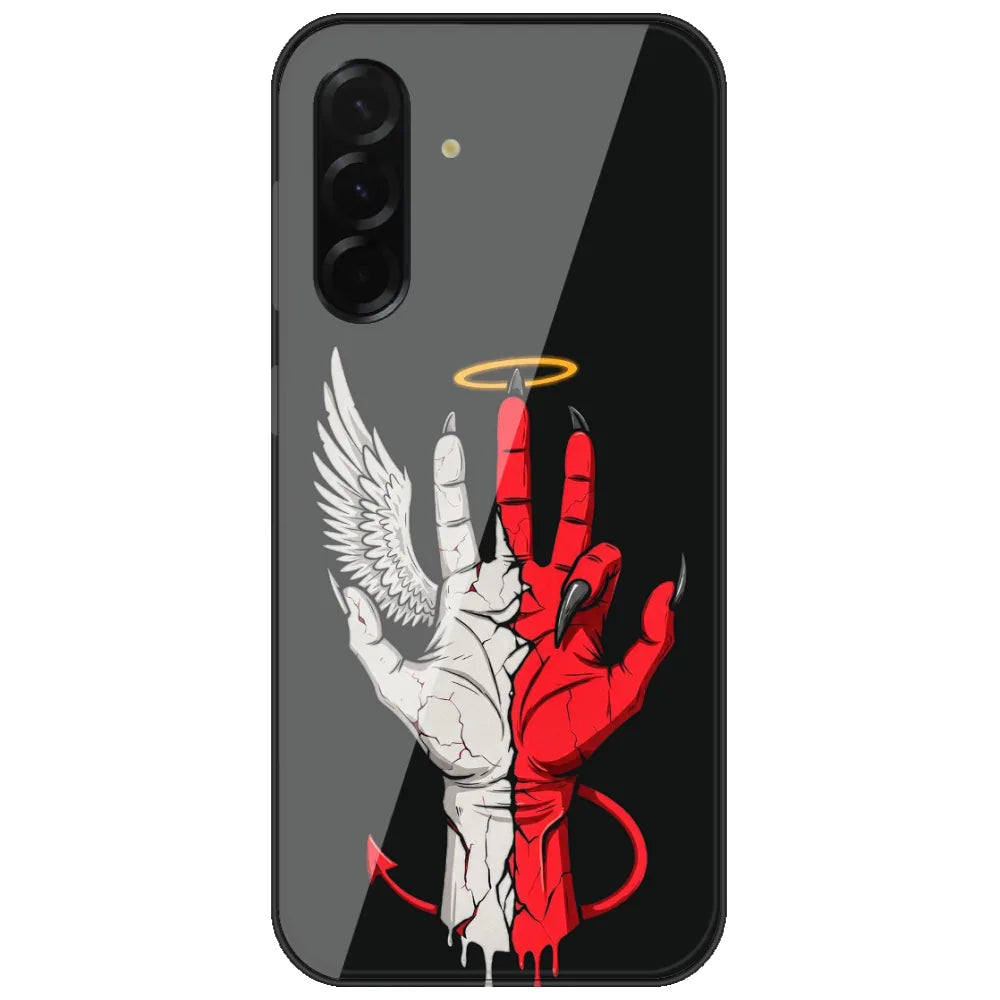 Angel Devil Hand - Printed Silicone Case for Samsung Galaxy A17
