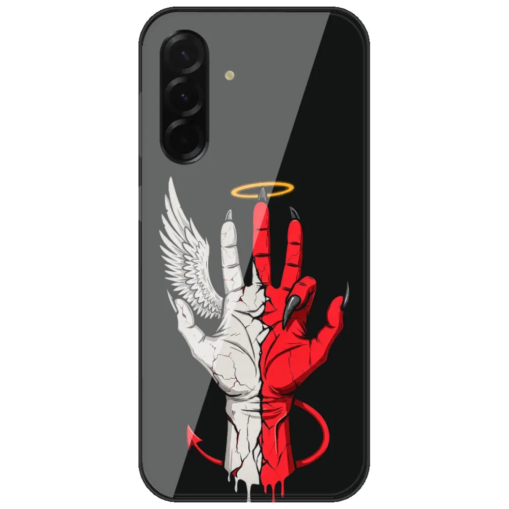 Angel Devil Hand - Printed Silicone Case for Samsung Galaxy A26