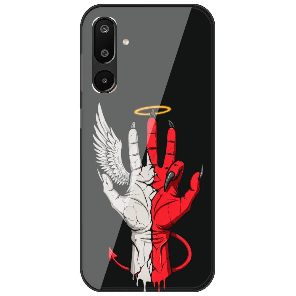 Angel Devil Hand - Printed Silicone Case for Samsung Galaxy M16