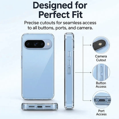 Google Pixel 10 clear case perfect fit – precise camera, button and port cutouts