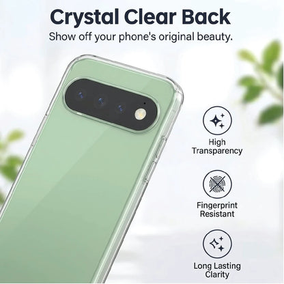 Crystal clear back of Google Pixel 11 Pro anti-yellow case – high transparency, long-lasting clarity