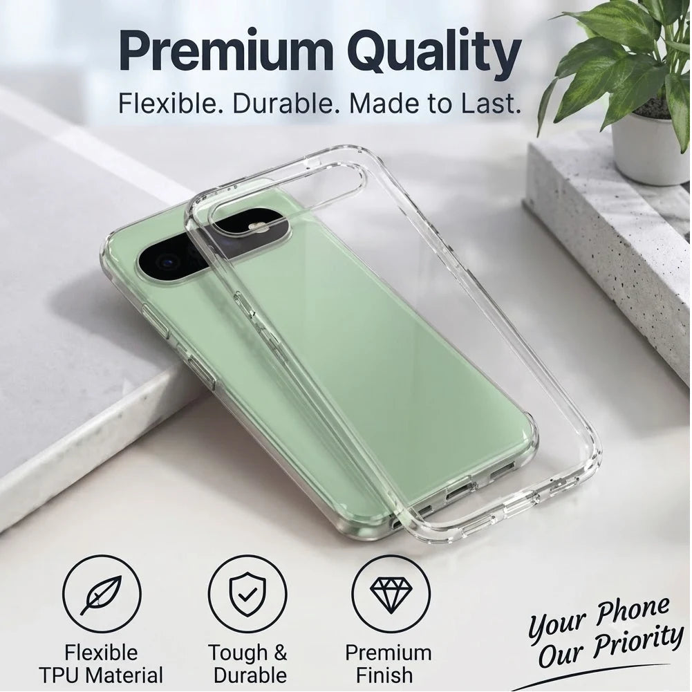 Premium quality Google Pixel 11 Pro clear case – flexible, tough and scratch-resistant TPU