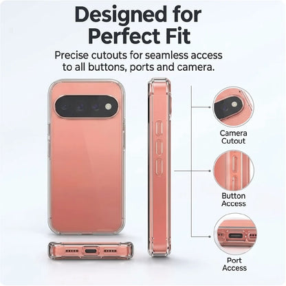 Google Pixel 11 Pro XL clear case perfect fit – precise camera, button and port cutouts