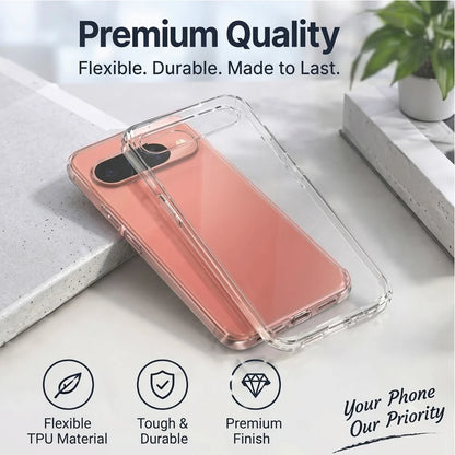 Premium quality Google Pixel 11 Pro XL clear case – flexible, tough and scratch-resistant TPU