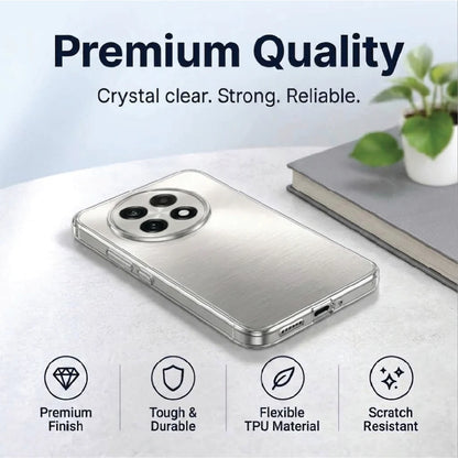 Premium quality OnePlus 13R clear case – flexible, tough and scratch-resistant TPU