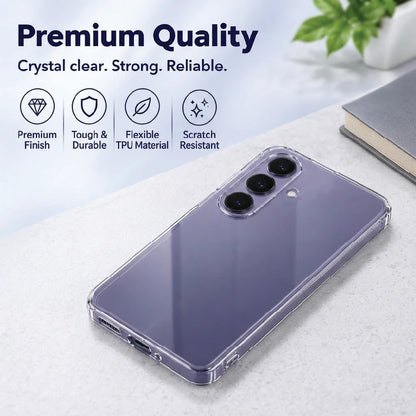 Premium quality Samsung Galaxy S26 clear case – flexible, tough and scratch-resistant TPU