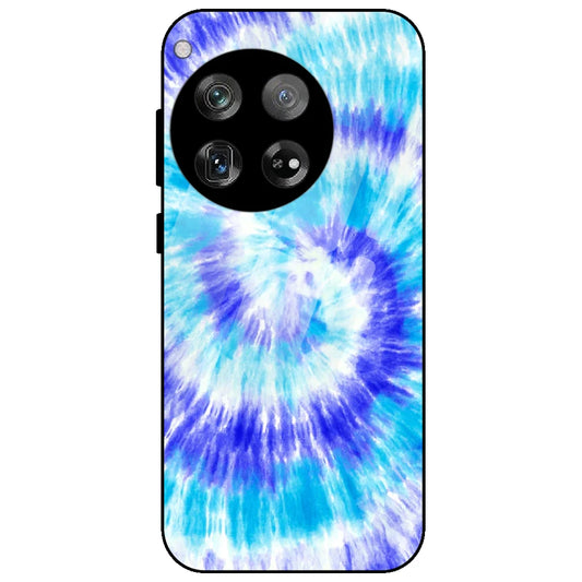 Aqua Tie Dye - Glass Case for OnePlus 12