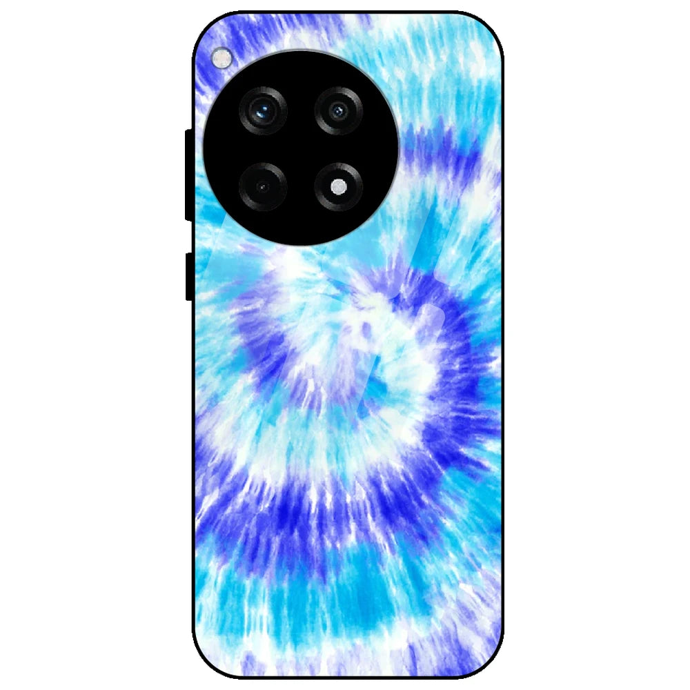 Aqua Tie Dye - Glass Case for OnePlus 12R