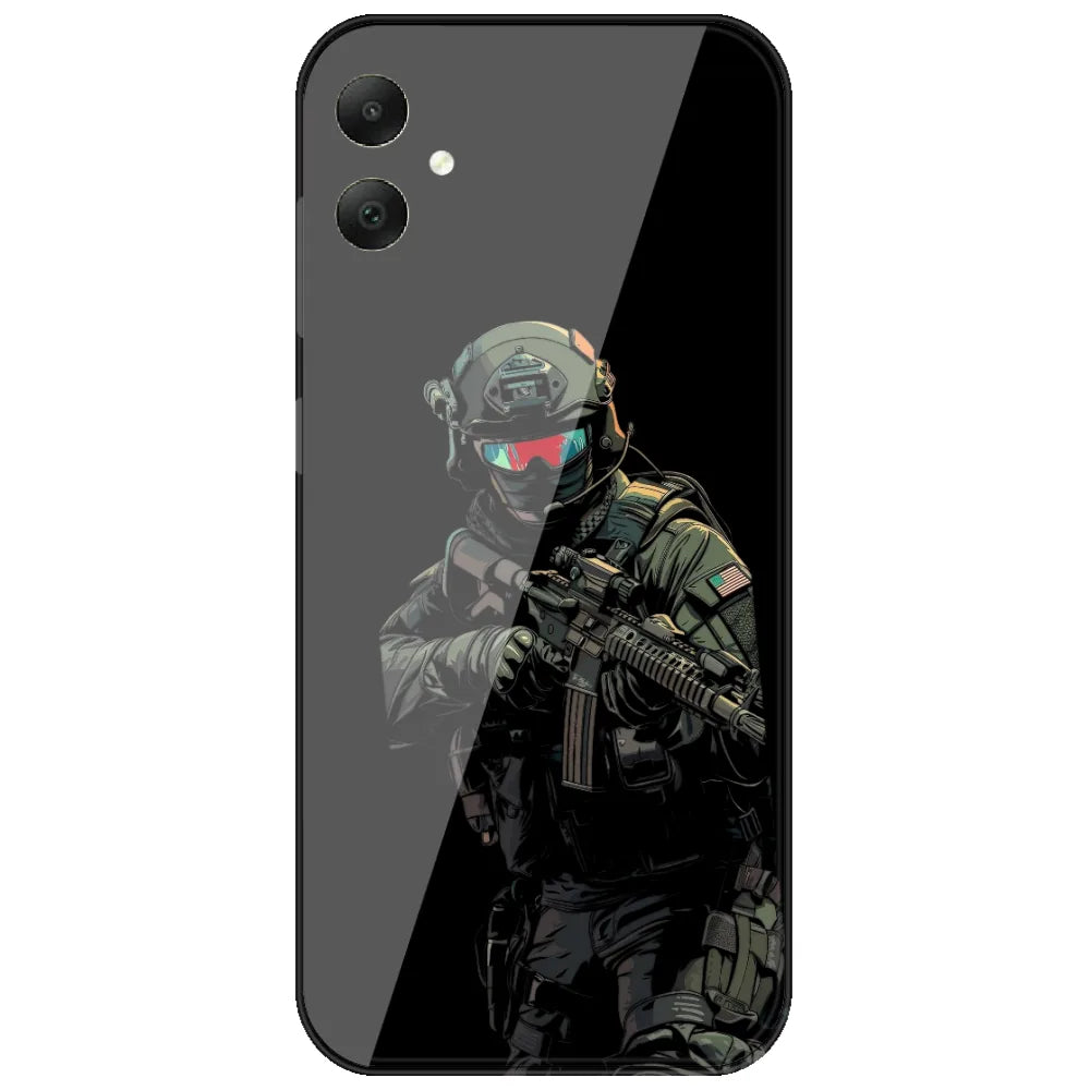 Armored Commando - Printed Silicone Case for Samsung Galaxy A06