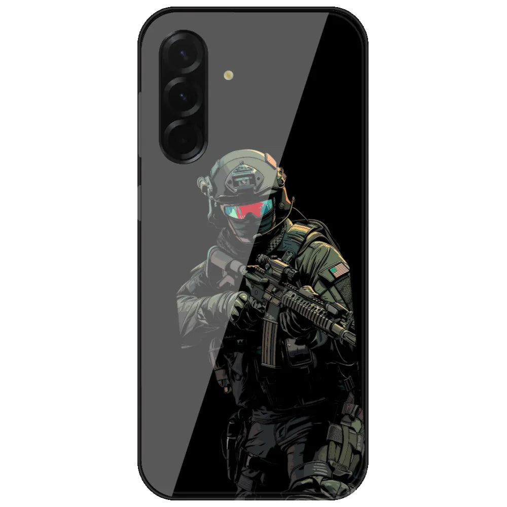Armored Commando - Printed Silicone Case for Samsung Galaxy A17