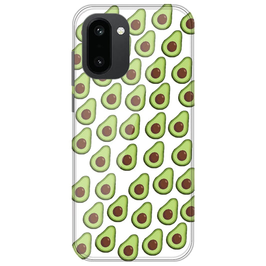 Avocado - Clear Printed Silicone Case for OnePlus 15R