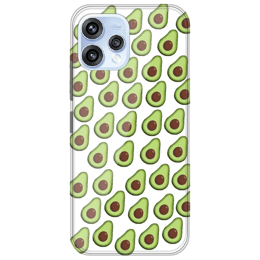 Avocado - Clear Printed Silicone Case for Oppo Reno 15