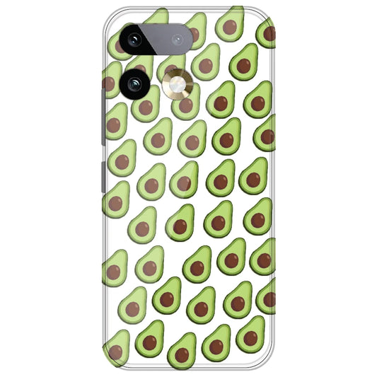 Avocado - Clear Printed Silicone Case for Realme 16 Pro Plus