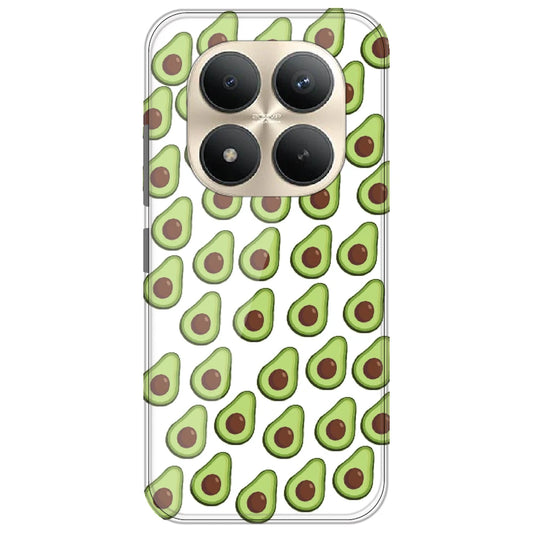 Avocado - Clear Printed Silicone Case for Redmi Note 15 Pro Plus 5G