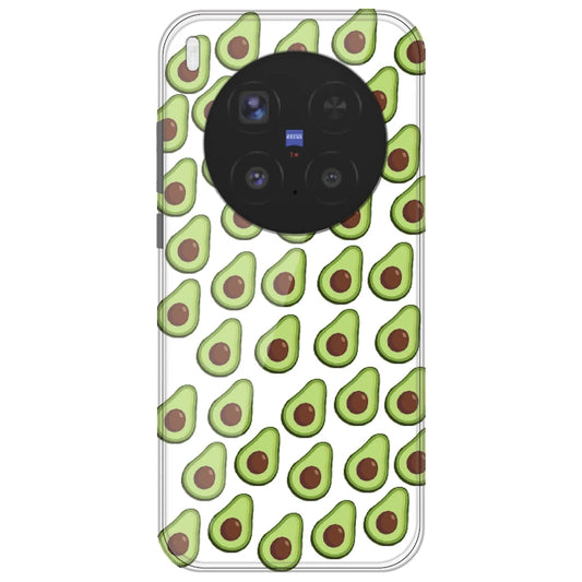 Avocado - Clear Printed Silicone Case for Vivo X300 Pro