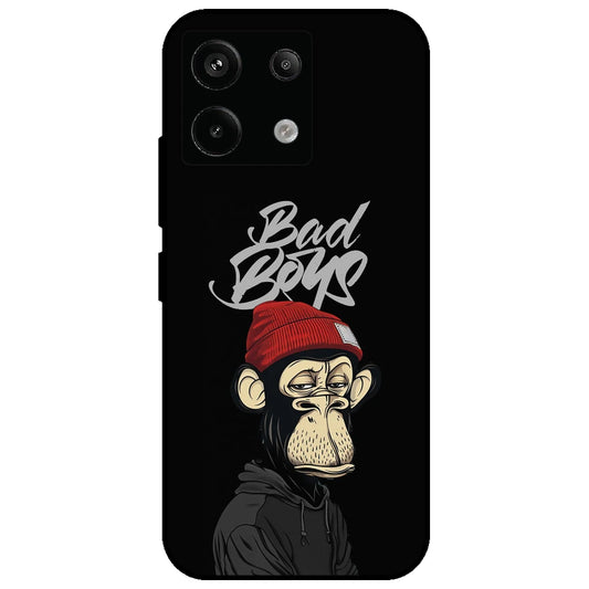 Bad Boy Ape - Glossy Metal Silicone Case for Redmi Note 13 Pro 5G
