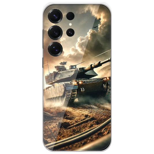 Battle Tank Charge - Printed Silicone Case for Samsung Galaxy S25 Ultra