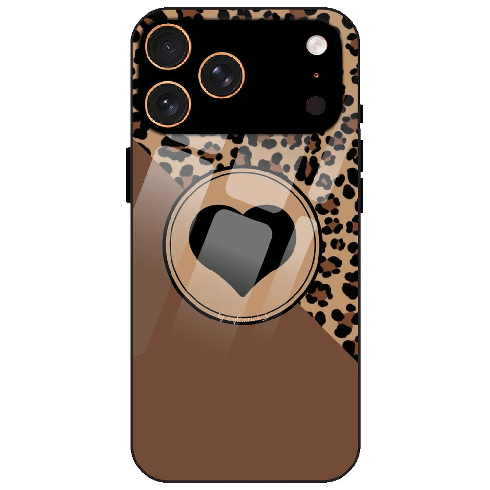 Black Heart - Glass Case for Apple iPhone 17 Pro Max