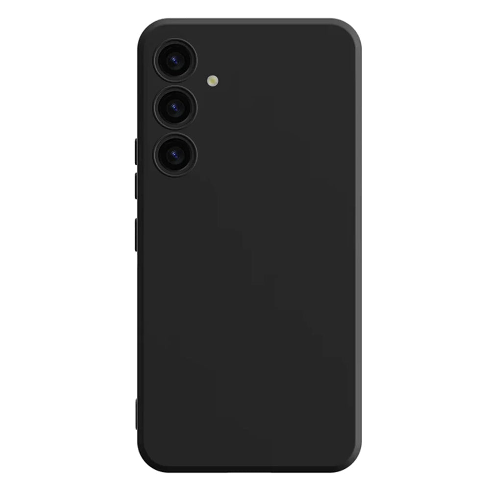 Black Liquid Silicon Case For Samsung Models